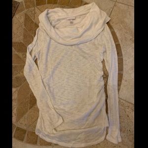 Liz Lange Maternity Cowl Neck Sweater